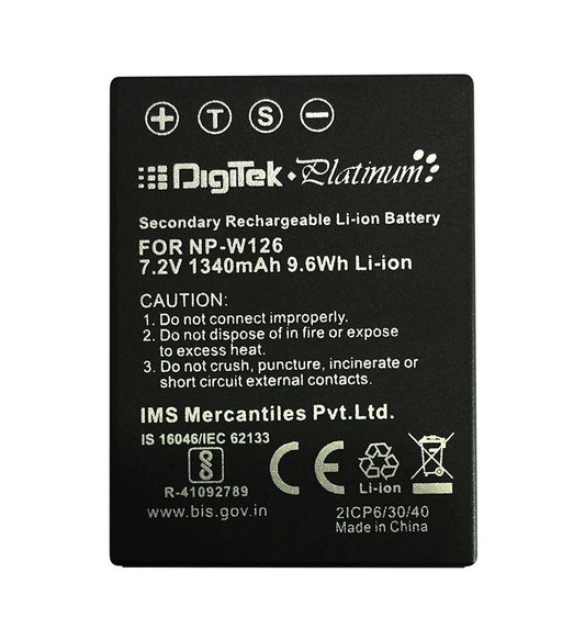 DIGITEK BATTERY NP-W126 image 1