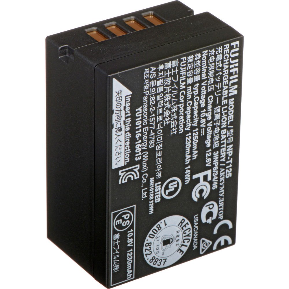 FUJIFILM NP-T125 Rechargeable Lithium-Ion Battery image 0
