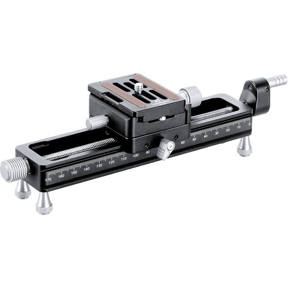 Leofoto MP-180S Macro Focusing Rail with Rotating Arca-Type QR System (7.1") image 0