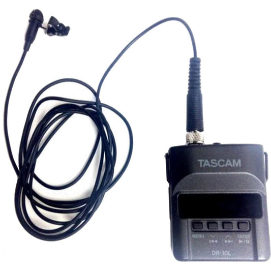TASCAM DR-10L Micro Portable Audio Recorder with Lavalier Microphone image 1
