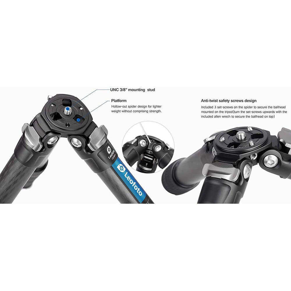 Leofoto LS-364C Ranger Series Compact Carbon Fiber Tripod image 2