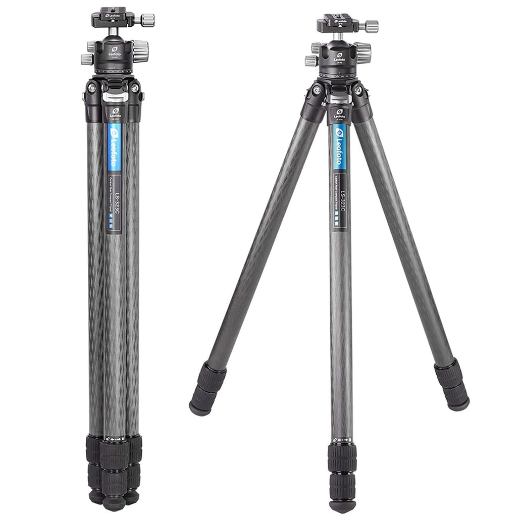 Leofoto LS-323C+LH-40 Professional Carbon Fiber Tripod with Ball Head image 0