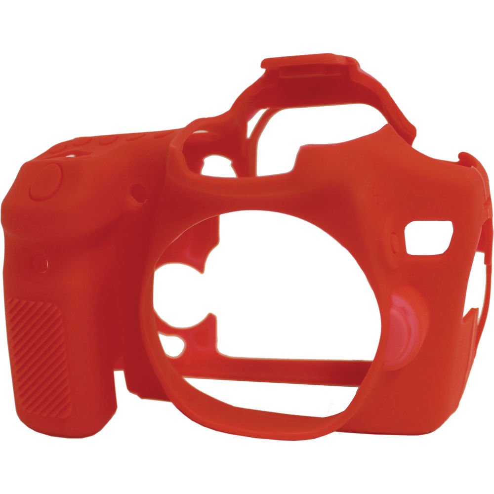 easyCover Silicone Protection Cover for Canon EOS 70D - RED image