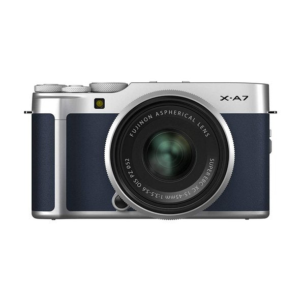 FUJIFILM X-A7 Mirrorless Digital Camera with 15-45mm Lens (Navy Blue) image 0