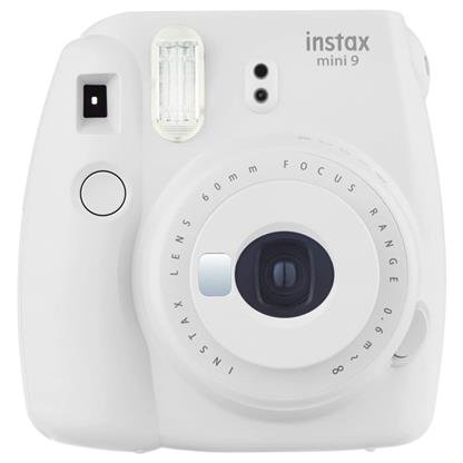 FujiFilm Instax Mini 9 Plus Instant Camera (Smoky White) image 1