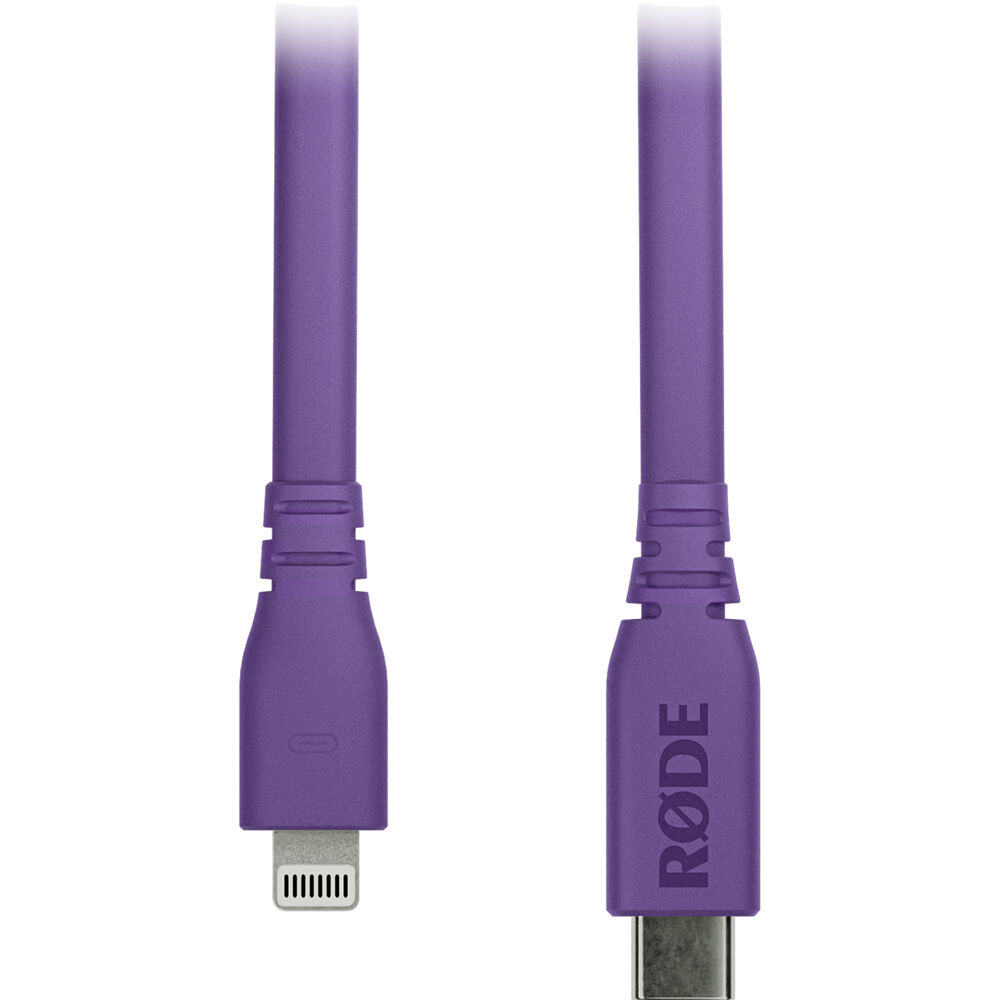 RODE SC19 Lightning to USB-C Cable - PURPLE image