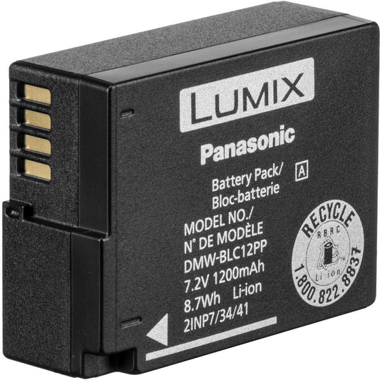 Panasonic DMW-BLC12 Rechargeable Lithium-Ion Battery (7.2V, 1200mAh) image 0