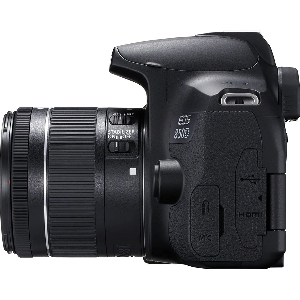 Canon EOS 850D 24.1 Digital SLR Camera (Black) with EF S18-55 IS STM Lens image 2