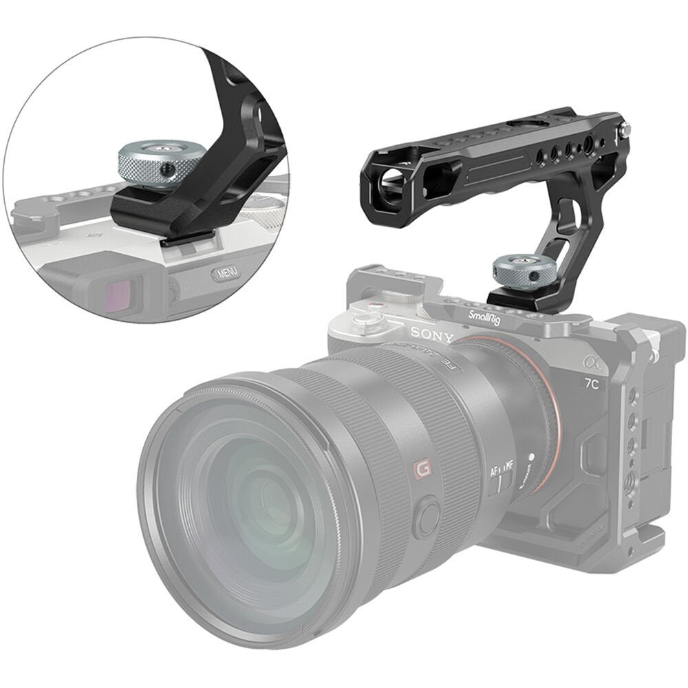 SmallRig Cheese-Style Top Handle with Shoe Adapter Mount image 2