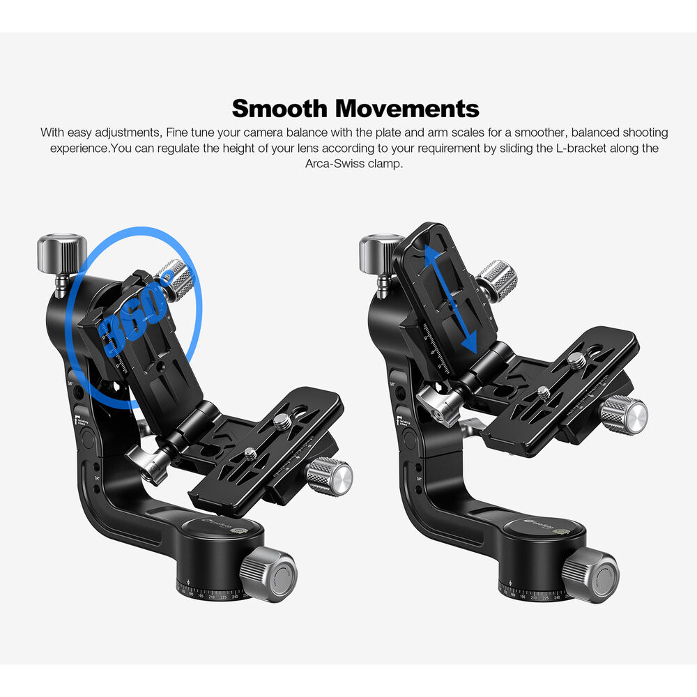 Leofoto PG-2S Compact Mini Folding Gimbal Head image 3