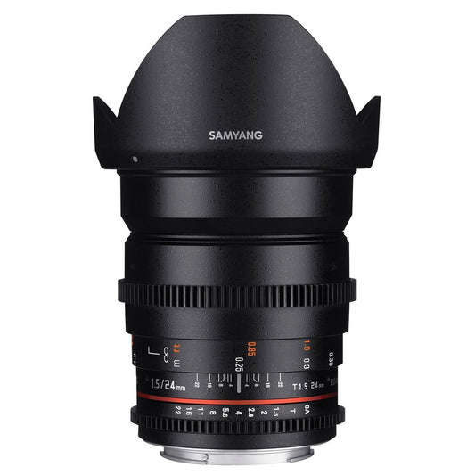 Samyang 24mm T1.5 VDSLRII Cine Lens for Micro Four Thirds Mount image 0
