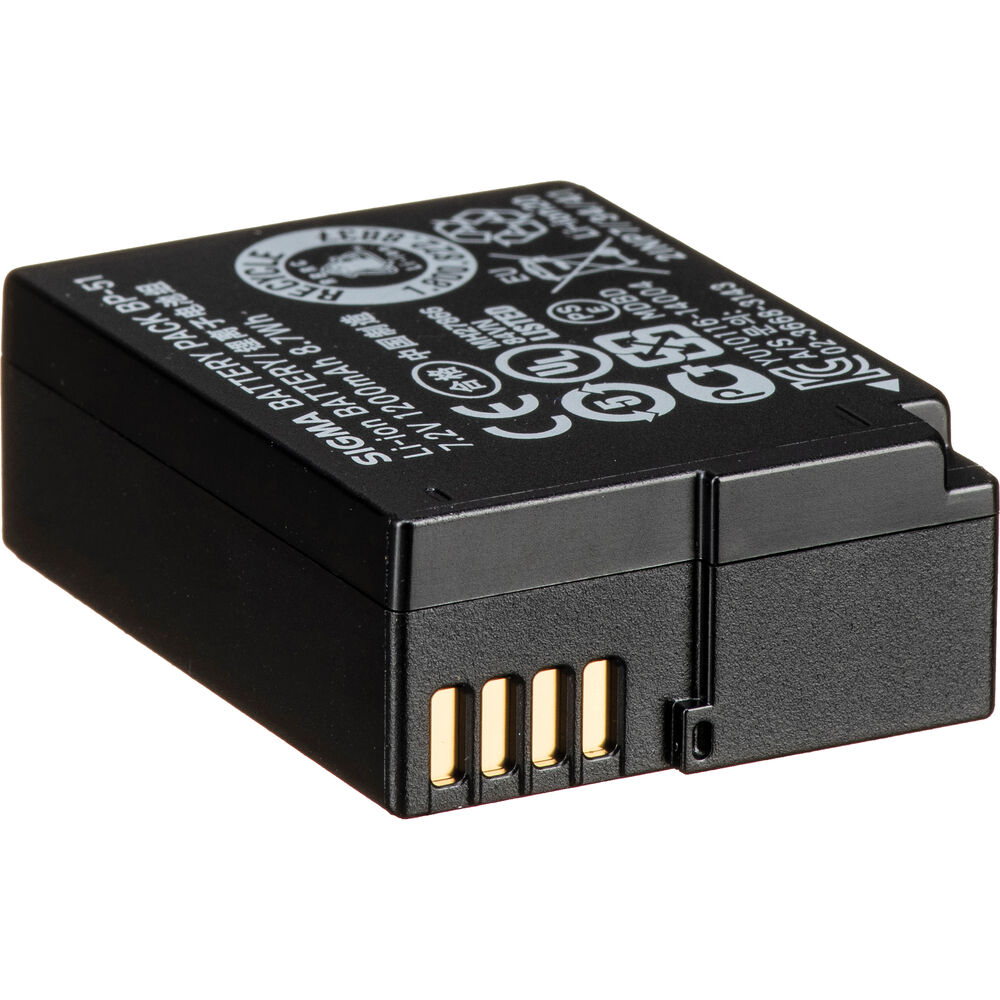 Sigma BP-51 Lithium-Ion Battery Pack (7.2V, 1200mAh) image 1