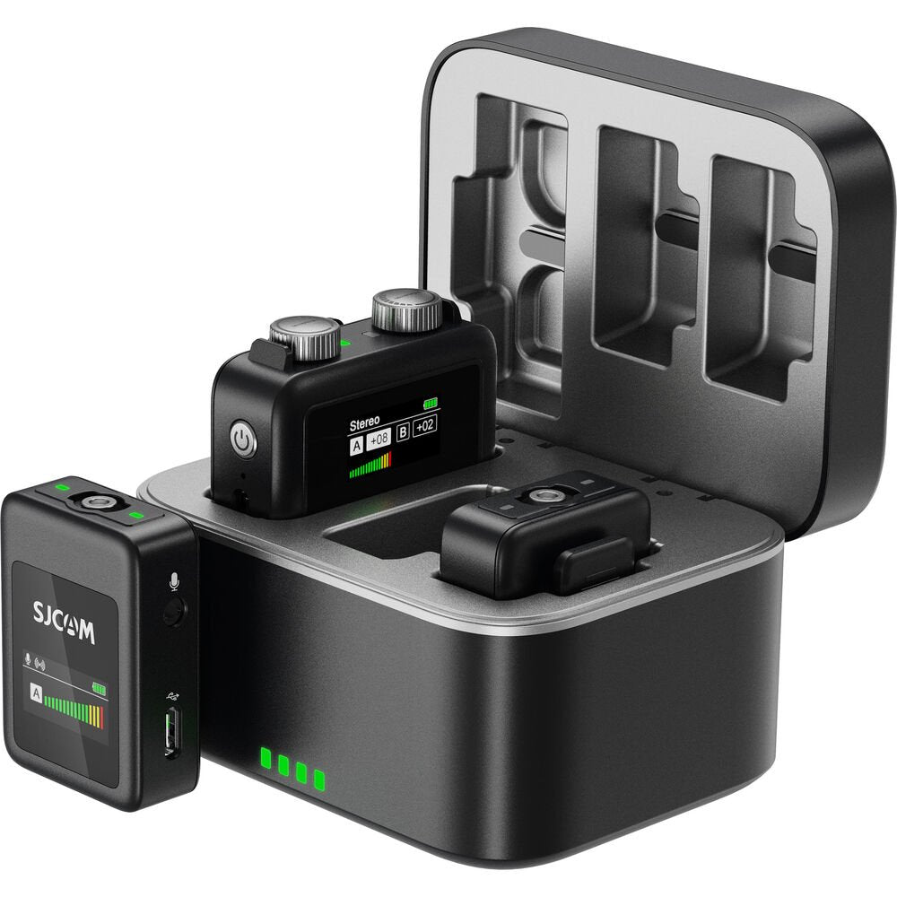 SJCAM M1 2-Person Wireless Microphone System for Cameras and Mobile Devices (2.4 GHz) image 1