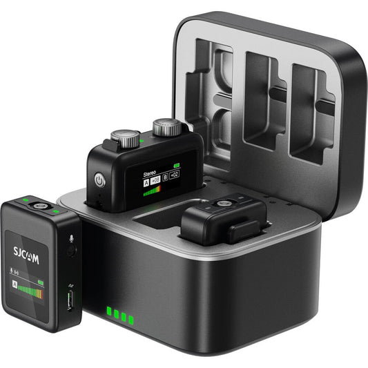 SJCAM M1 2-Person Wireless Microphone System for Cameras and Mobile Devices (2.4 GHz) image 1