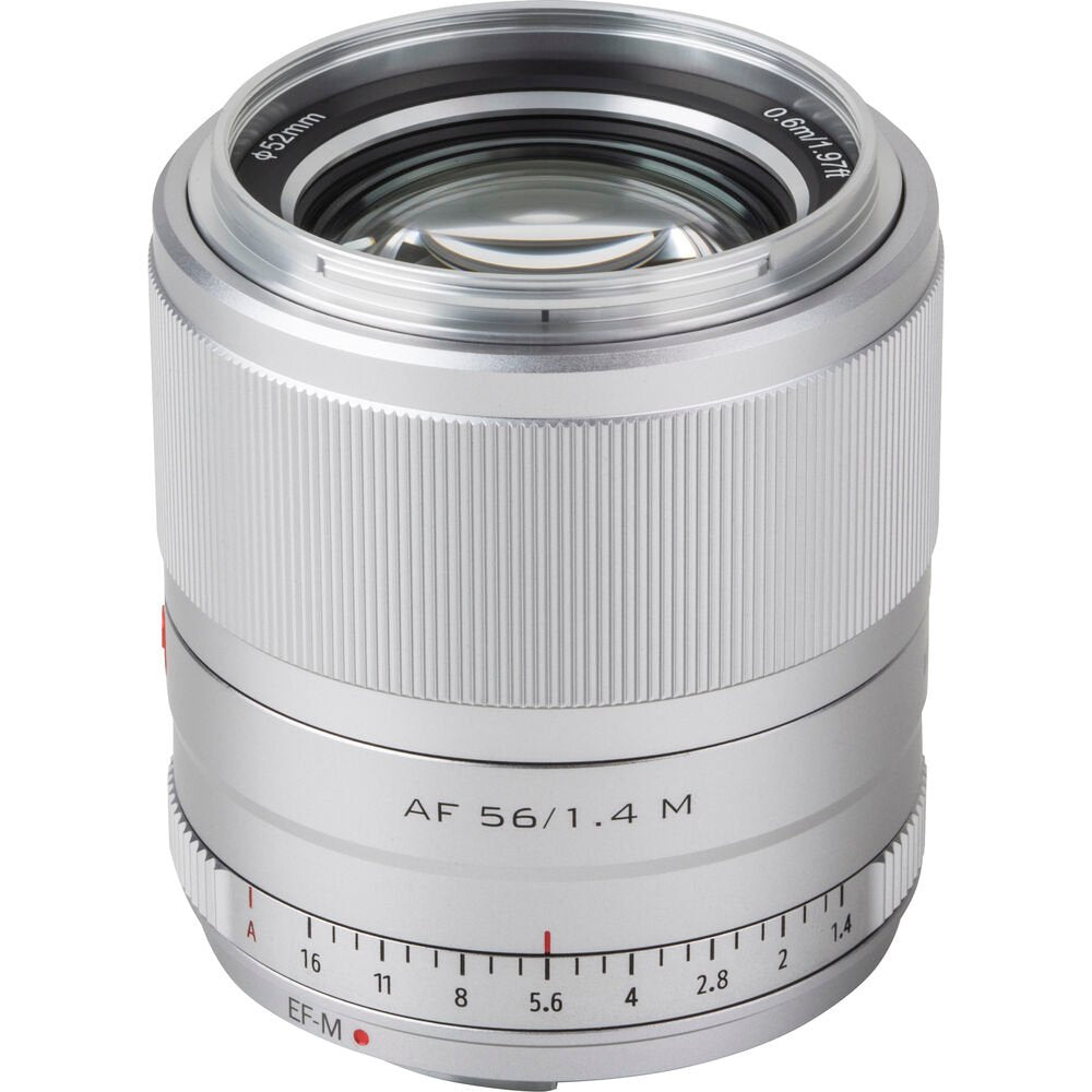 Viltrox AF 56mm f/1.4 M Lens for Canon EF-M (Silver) image 1