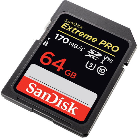 SanDisk 64GB Extreme PRO UHS-I SDXC Memory Card image 1