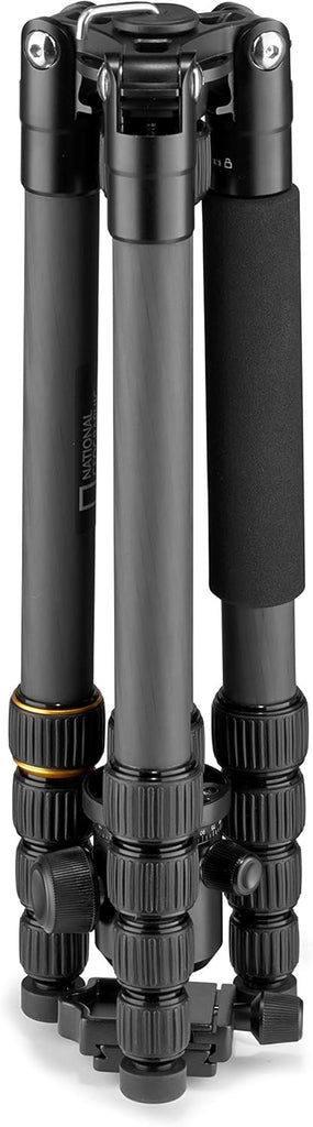National Geographic  (NGR004TCF)  Travel Photo Tripod Kit with Monopod, Carbon Fibre, 5-Section Legs image 3
