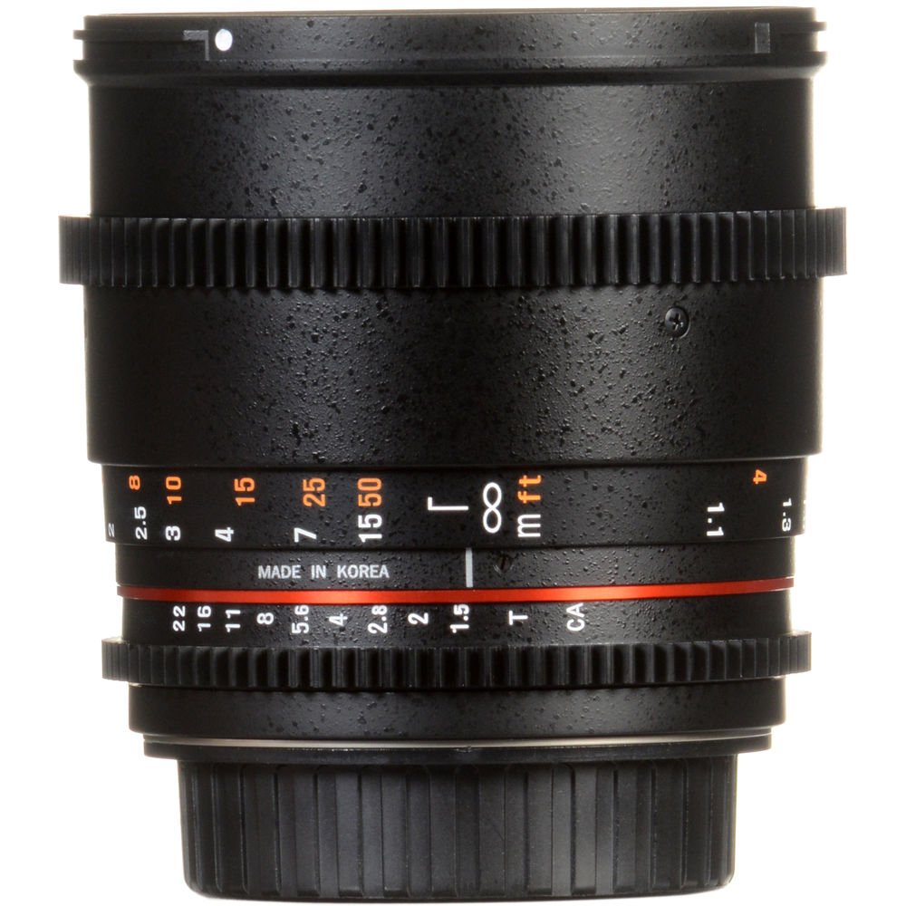 Samyang 85mm T1.5 VDSLRII Cine Lens for Canon EF Mount image 4