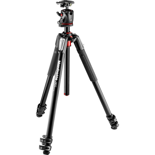 Manfrotto MK055XPRO3-BHQ2 Aluminum Tripod with XPRO Ball Head and 200PL QR Plate image 0