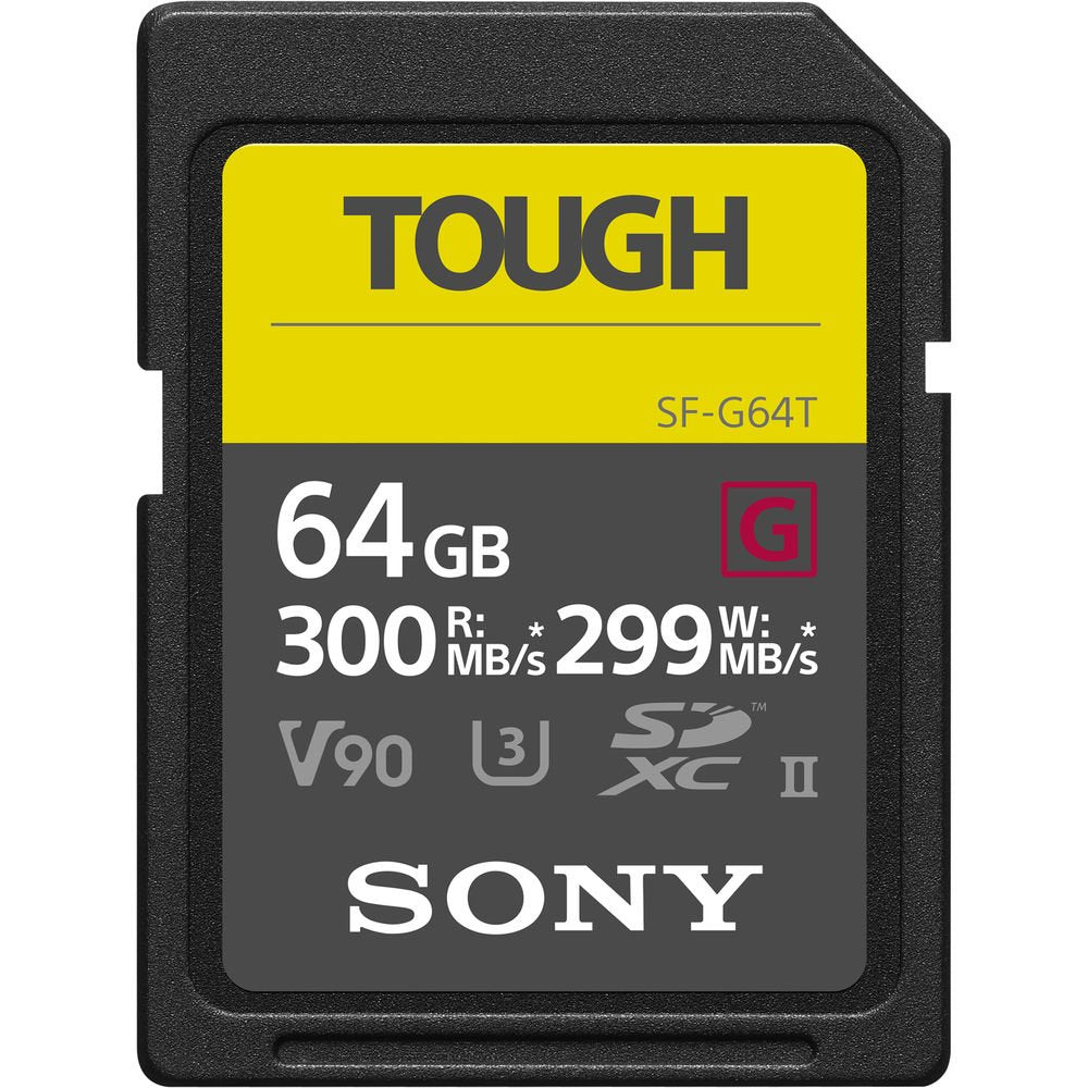 Sony 64GB SF-G Tough Series UHS-II SDXC Memory Card image 0