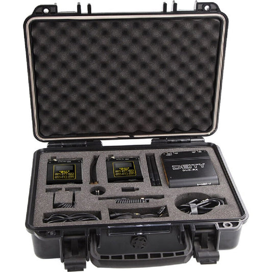 Deity Microphones Connect Deluxe Kit 2-Person Wireless Omni Lavalier Microphone System with Back-Up Recording (2.4 GHz) image 0