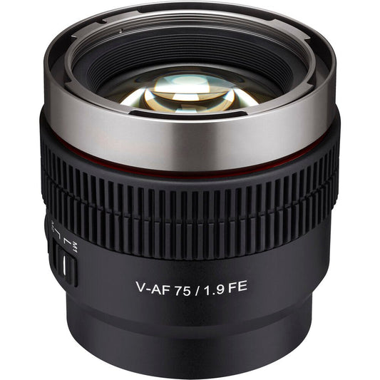 Samyang Cine AF 75mm T1.9 FE Sony E-Mount Lens image 0