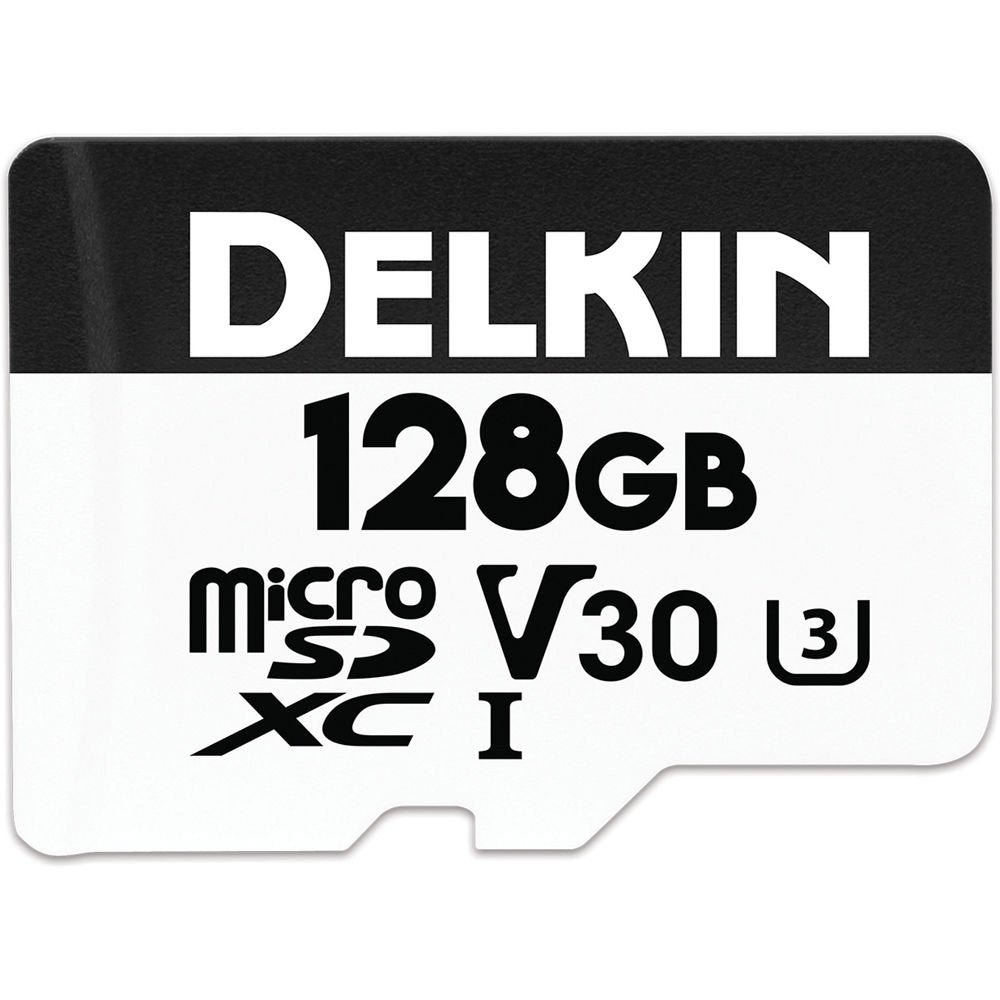 Delkin Devices 128GB Advantage UHS-I microSDXC Memory Card with SD Adapter image 0