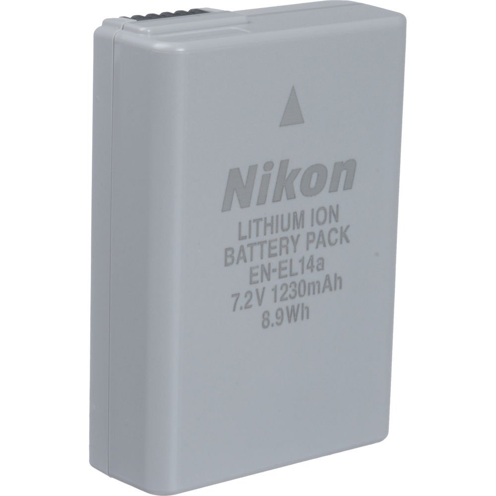 Nikon EN-EL14a Rechargeable Lithium-Ion Battery (7.2V, 1230mAh) image 0