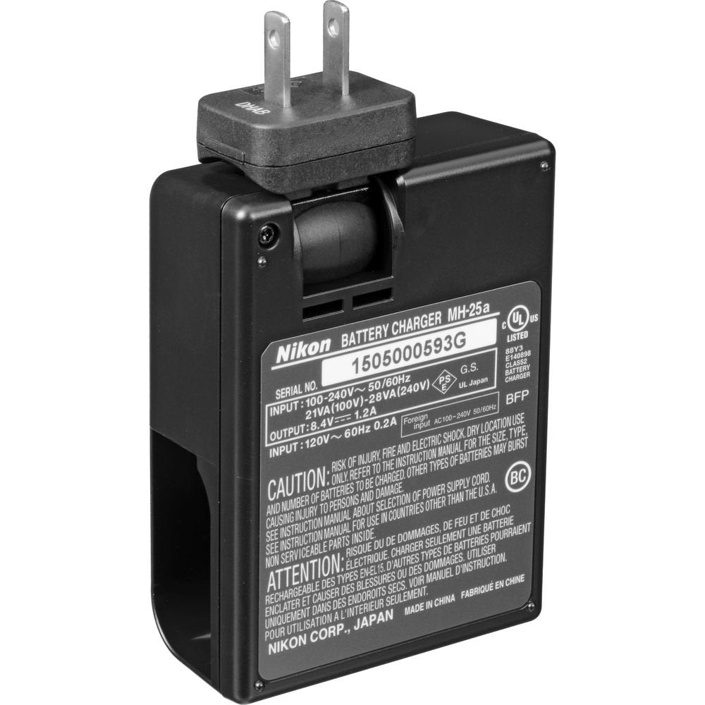 Nikon MH-25A Battery Charger for EN-EL15 Li-Ion Battery image 1