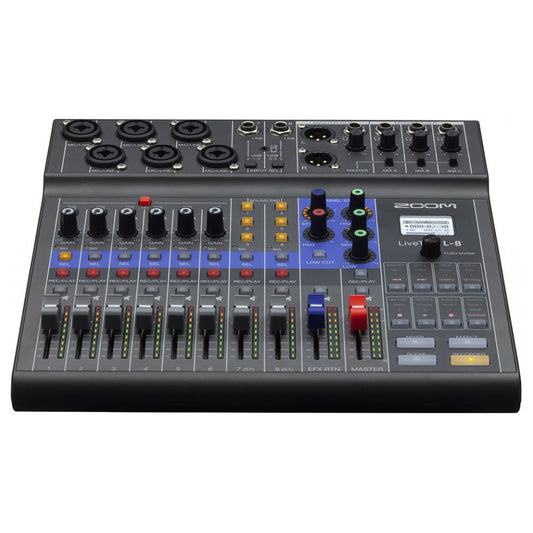 Zoom LiveTrak L-8 Portable 8-Channel Digital Mixer and Multitrack Recorder image 0