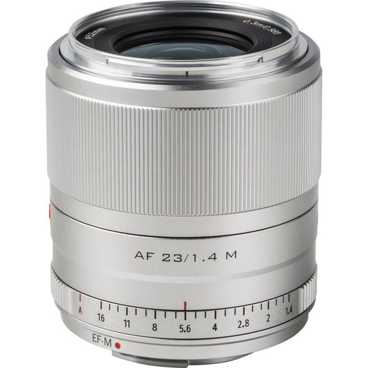 Viltrox AF 23mm f/1.4 M Lens for Canon EF-M (Silver) image 1