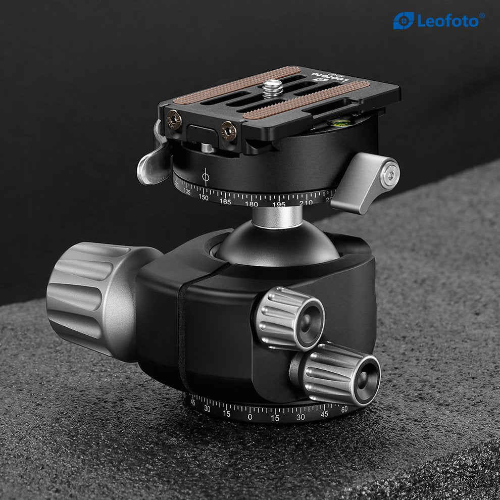 Leofoto LH-40PCL+NP-60 40mm Low Proﬁle Ball Head With PC image 0