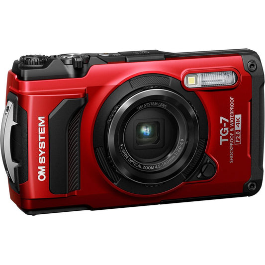 OM SYSTEM Tough TG-7 Digital Camera (Red) image 0