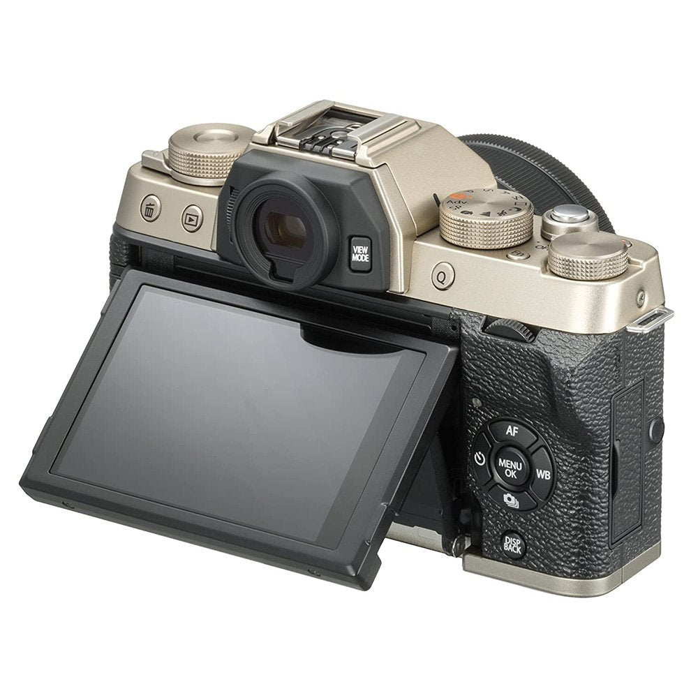 Fujifilm X-T100 Mirrorless Camera with XC 15-45 mm Lens (Champagne Gold) image 2