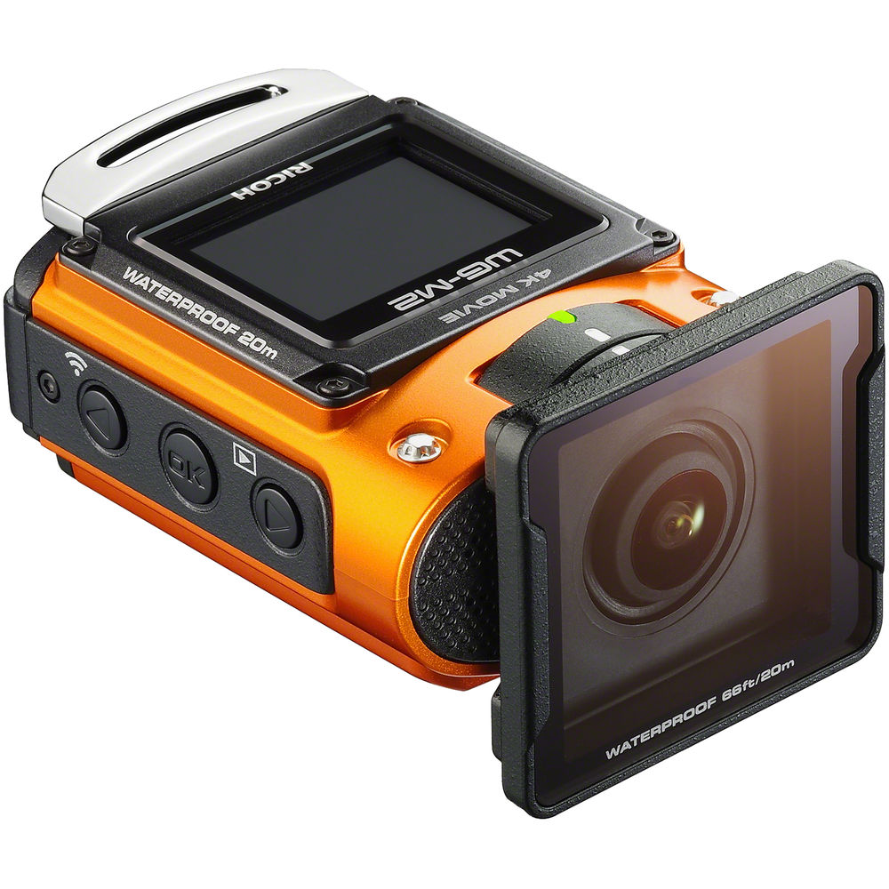 Ricoh WG-M2 Action Camera Kit (Orange) image 4