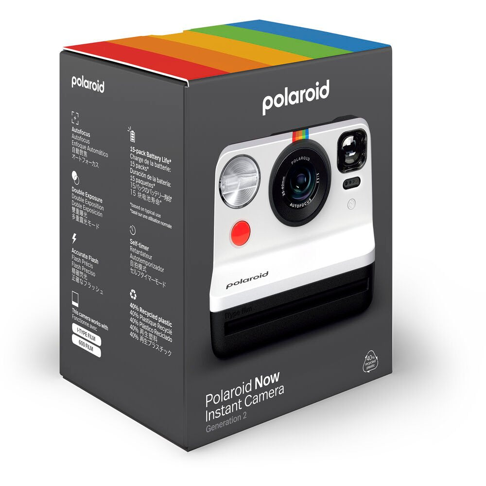 Polaroid Now Generation 2 i-Type Instant Camera (Black & White) image 4