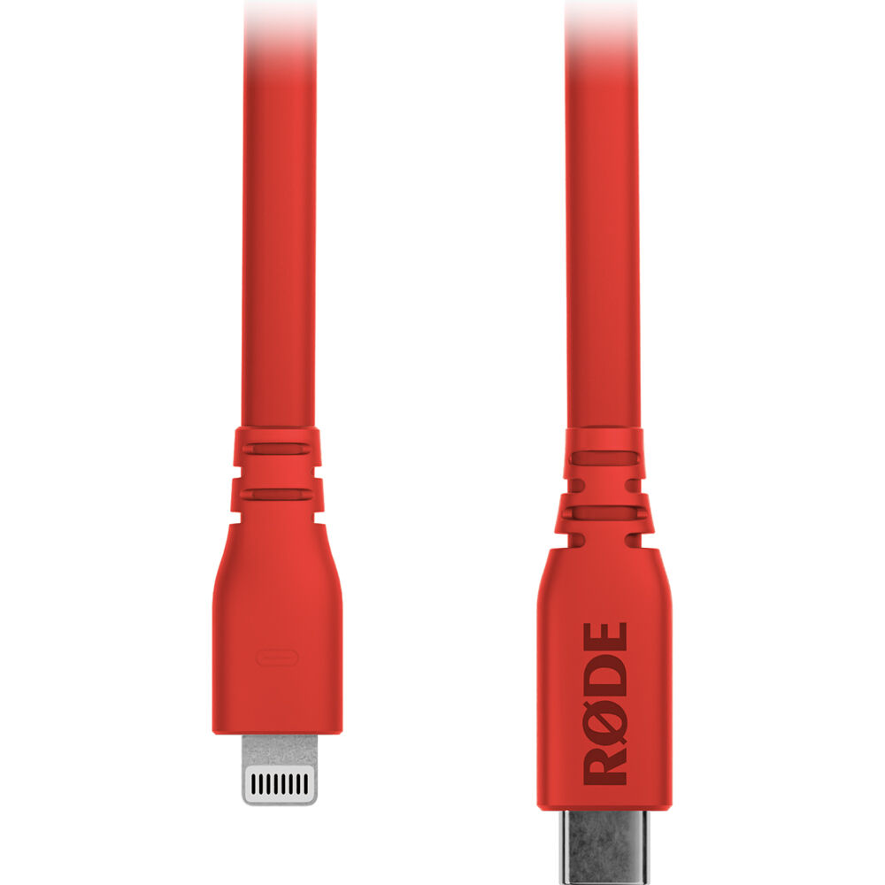 RODE SC19 Lightning to USB-C Cable - RED image