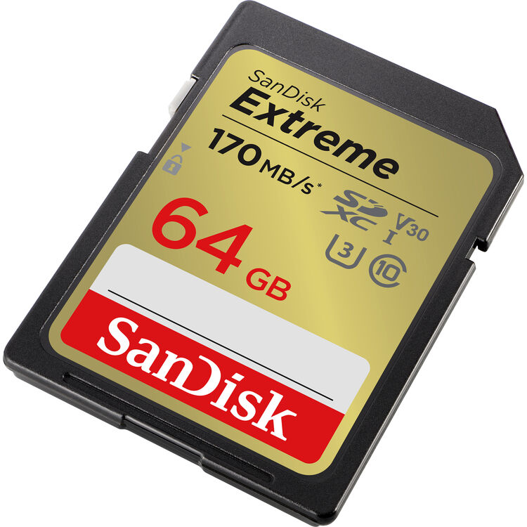SanDisk 64GB Extreme UHS-I SDXC Memory Card image 2
