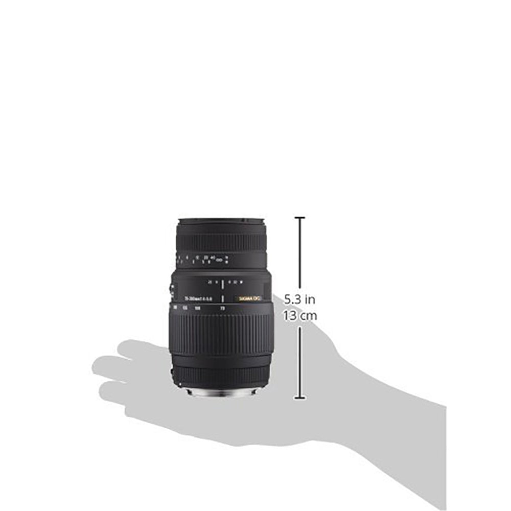 Sigma 70-300mm F/4-5.6 DG Macro Telephoto Zoom Lens for Canon DSLR Camera image 1